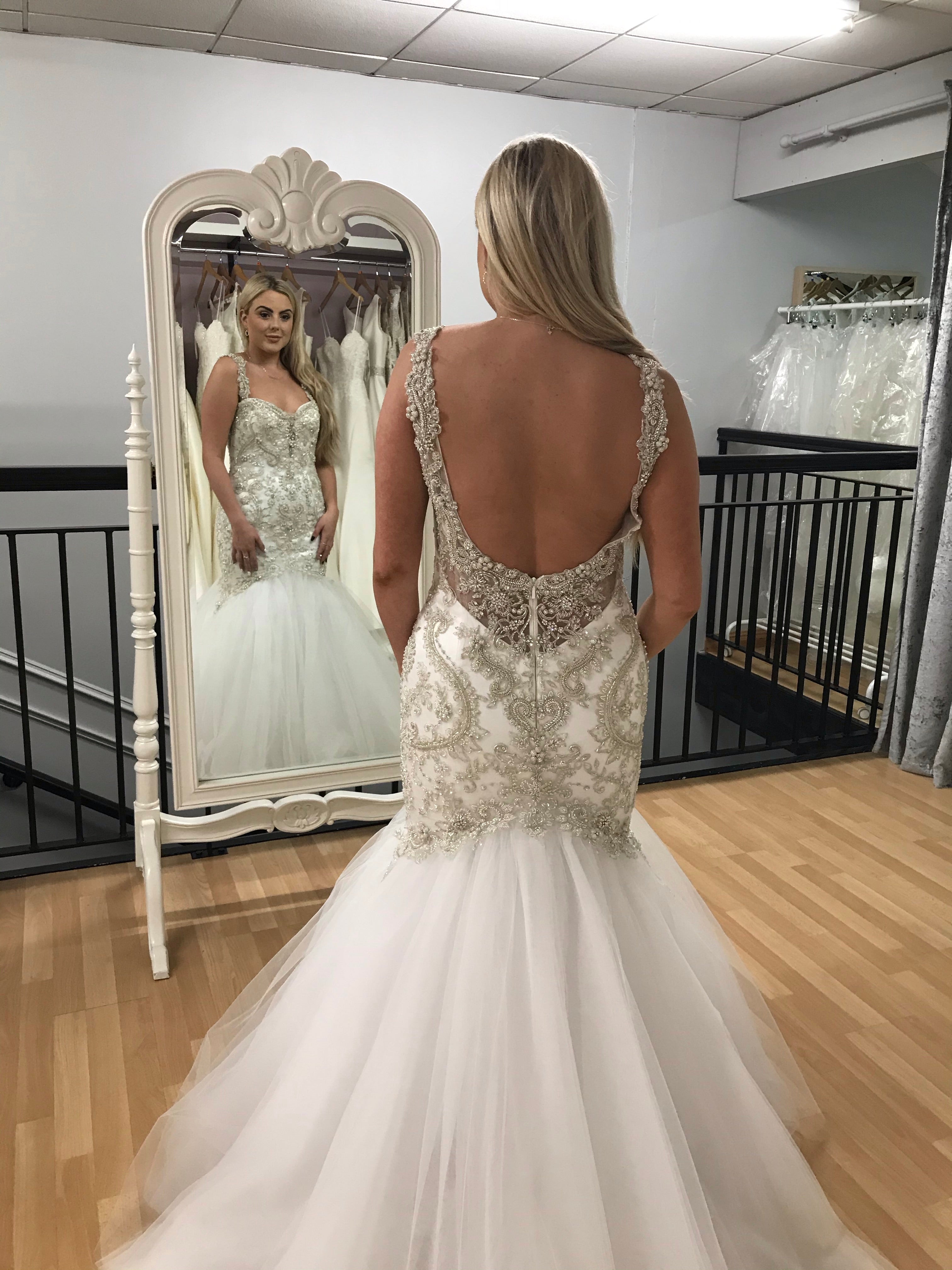 Casablanca Cora 2307 White Wedding Dress Size 10 Brand New – Loft Bridal