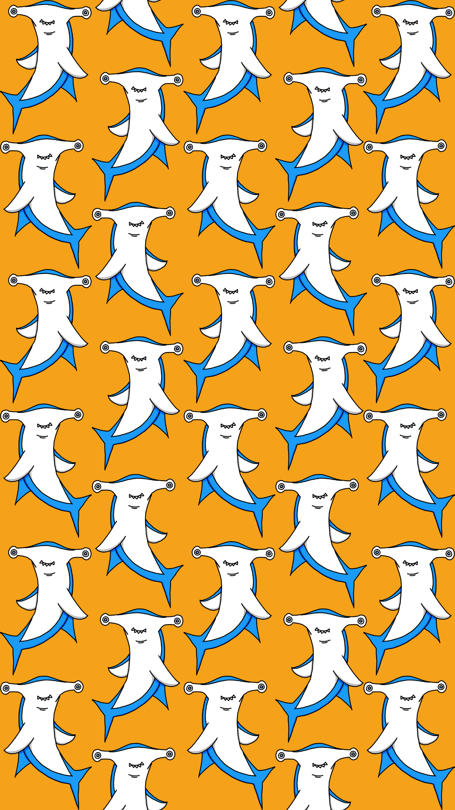 hammerhead shark phone wallpaper
