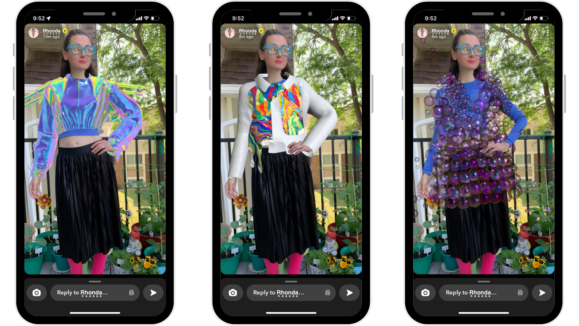 images of various digital garments