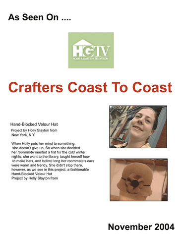 DIY Network  Crafters Coast To Coast   November 2005 