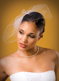 african american wedding hairstyles with birdcage veil