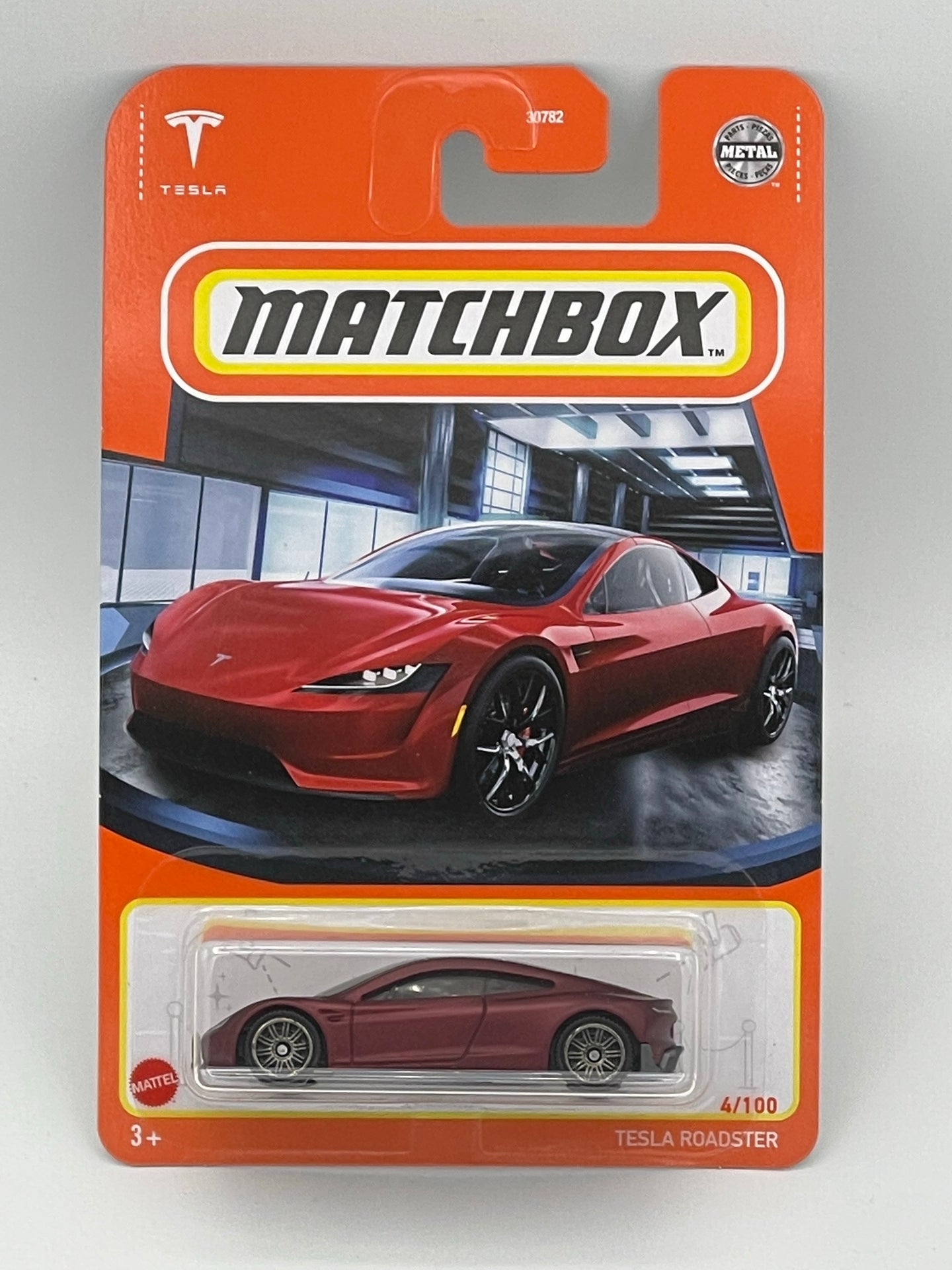 tesla roadster matchbox