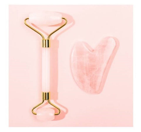 Colorjust Rose Quartz Facial Roller