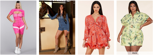 plus size rompers