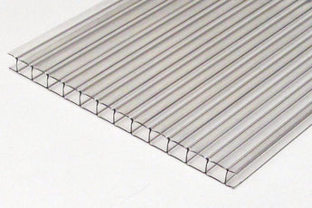 Twin Wall - Clear 8mm - Polycarbonate Sheets