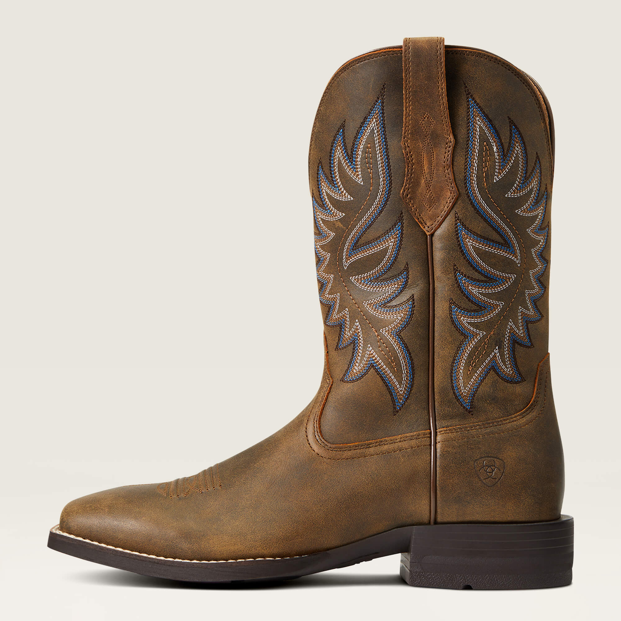 Men's Ariat Arena Rebound Tan Western Boots - The Boot Store