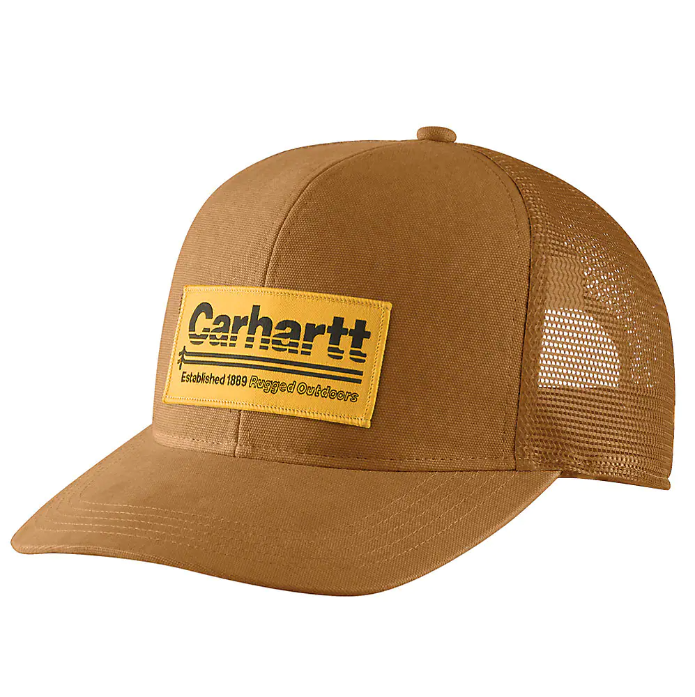 Carhartt Men's Firm Duck Flat Brim Cap