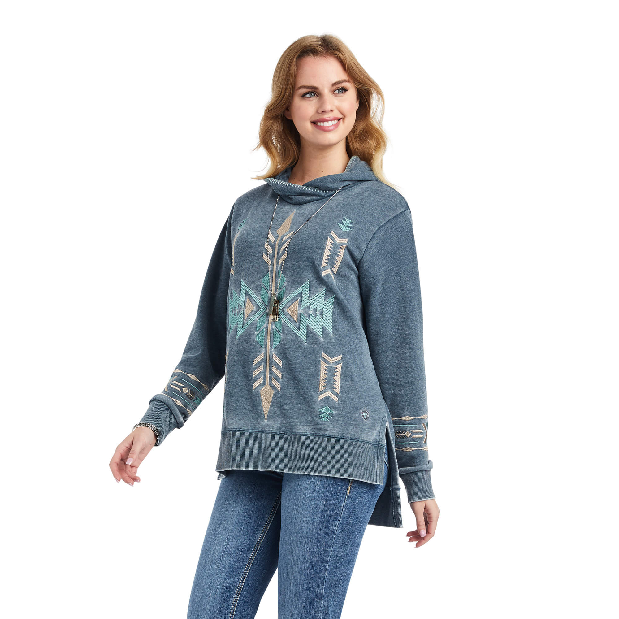 Ariat Berber Fleece Pullover - Women's Sweatshirts in Plainsview