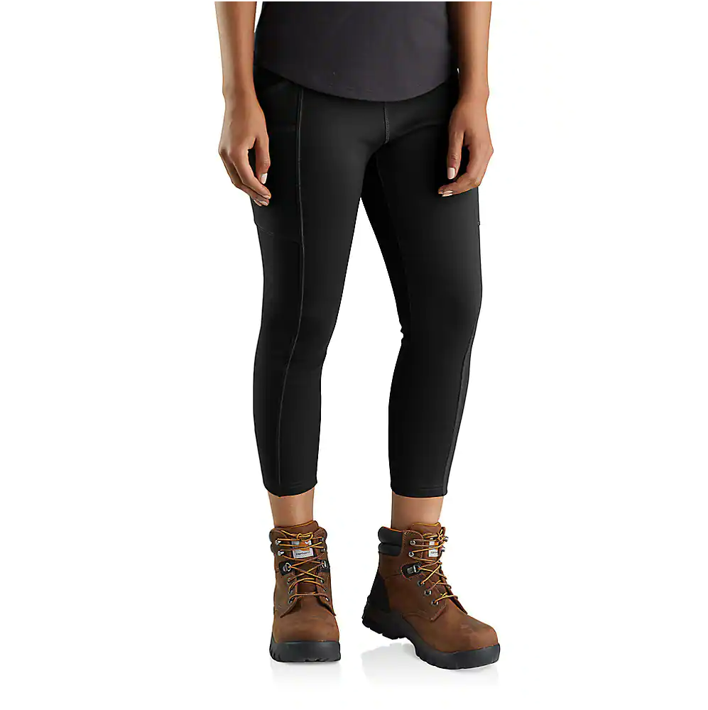 NWT Carhartt Women's Force Utility Knit Legging Fitted - Black - size 3X