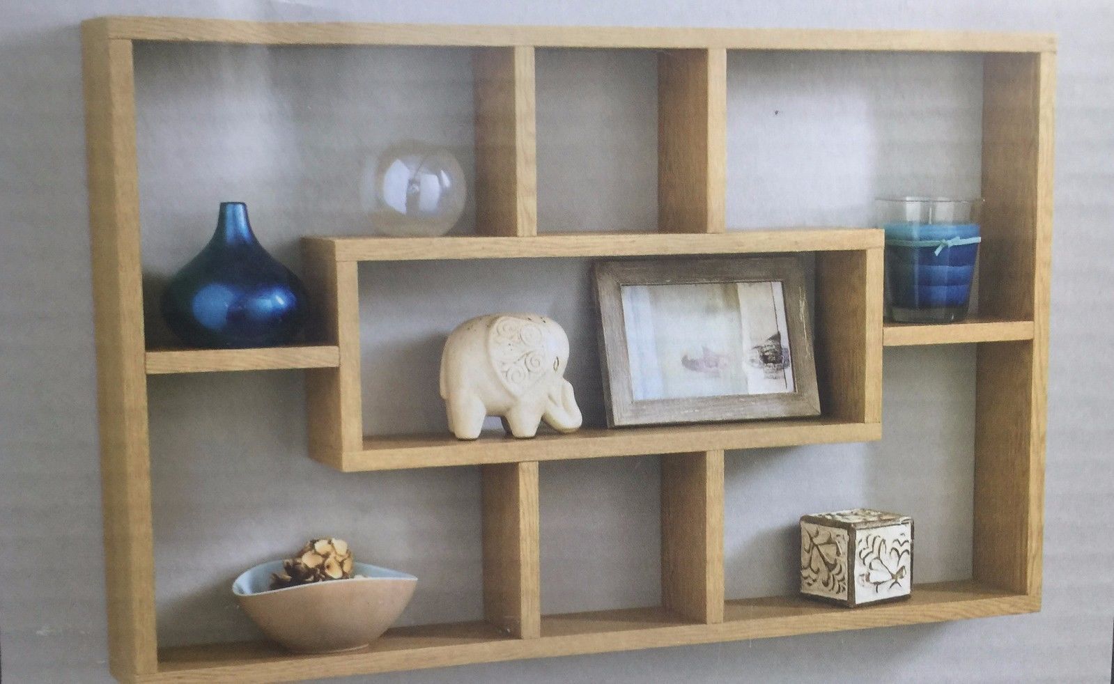 Stylish Space Saving Floating Wall Shelves Display Shelf Bookshelf