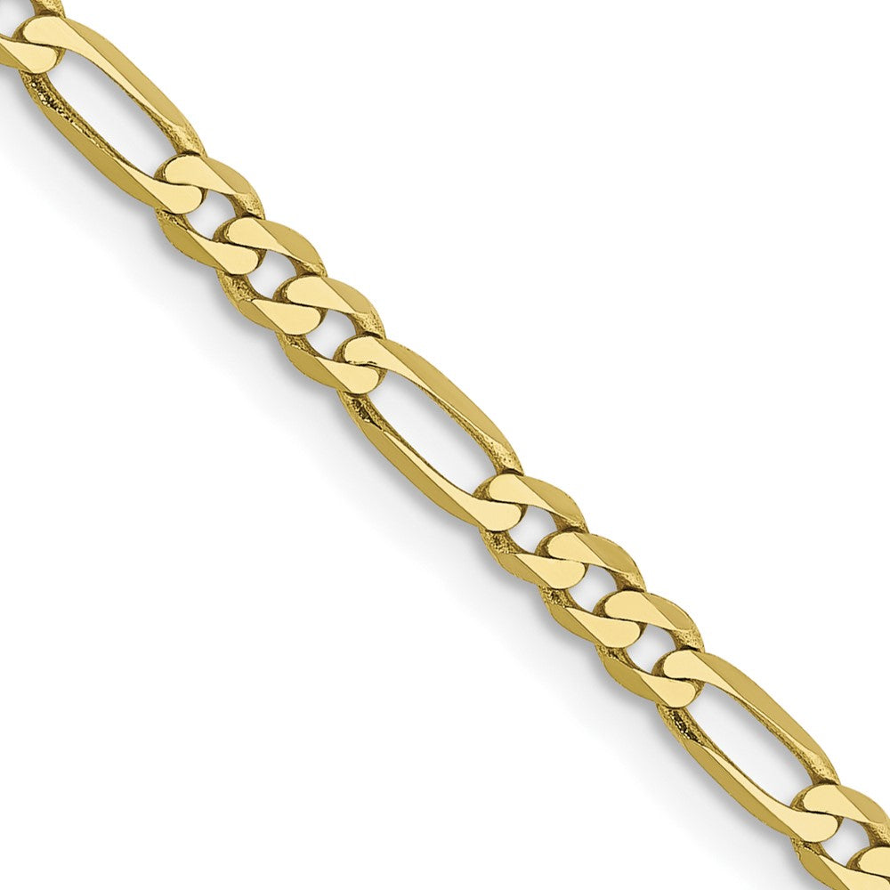 3mm Figaro Chain 24k Gold Figaro Chain Flat Figaro Chain Jewelry Chain Sold  by the Yard for Necklace Bracelet Anklet Supply, CH156 - BeadsCreation4u