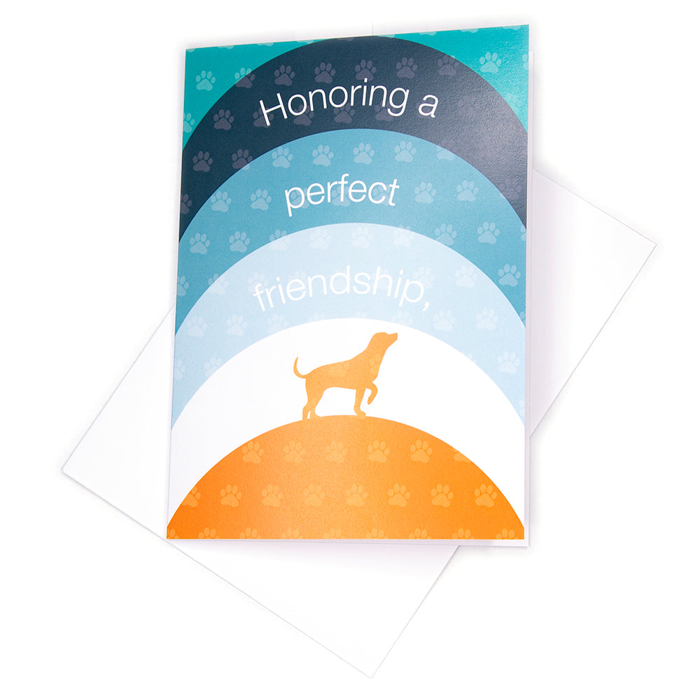 Sympathy Card, Rainbow Dog