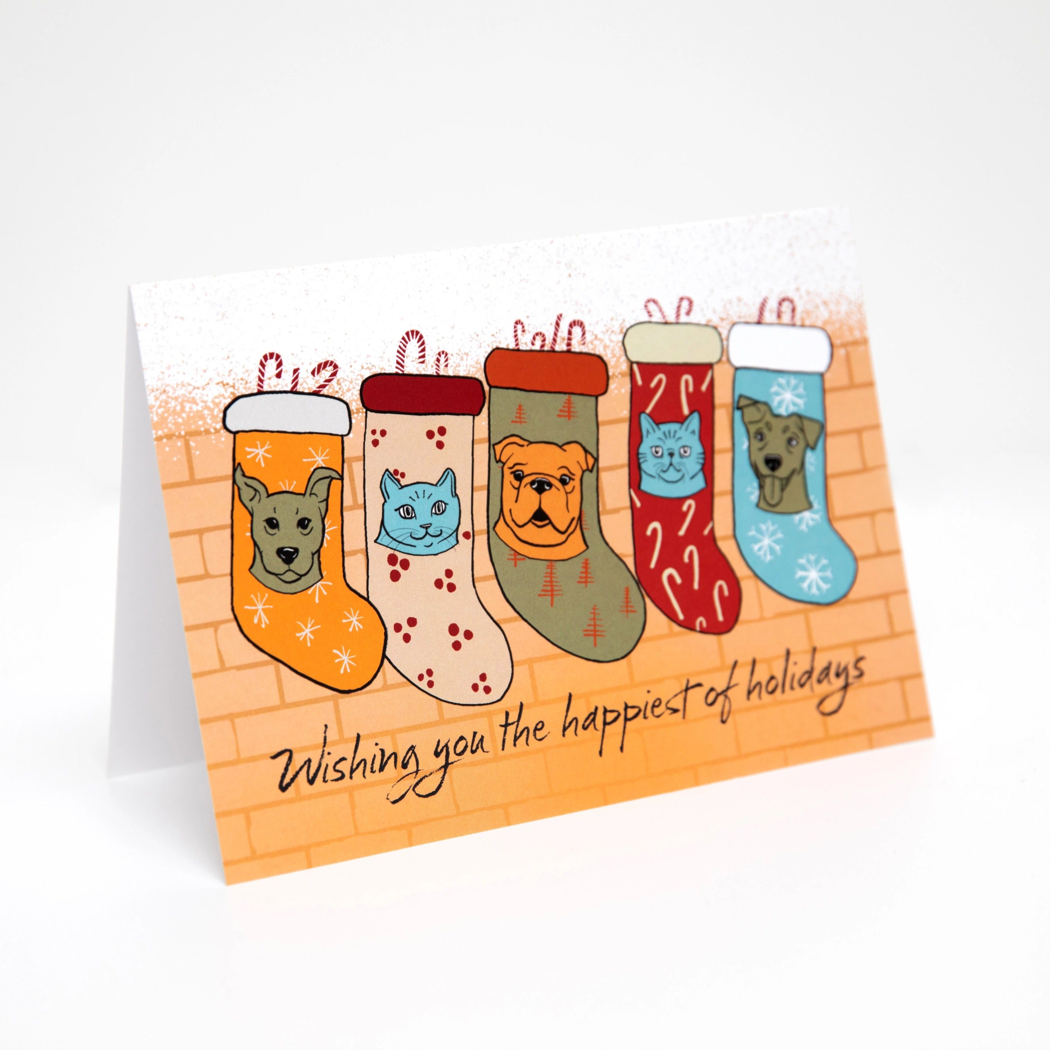 Holiday Card, Stockings
