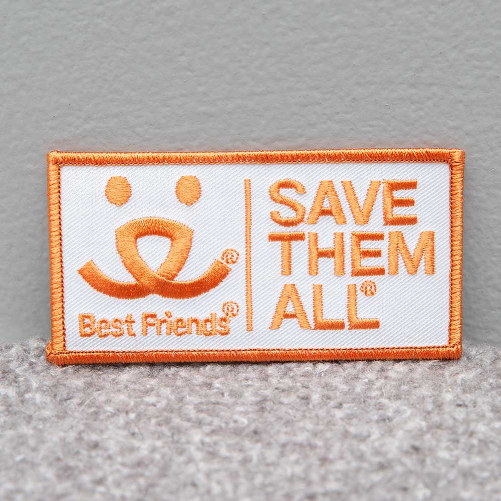 Best Friends Logo Patch, Save Them All