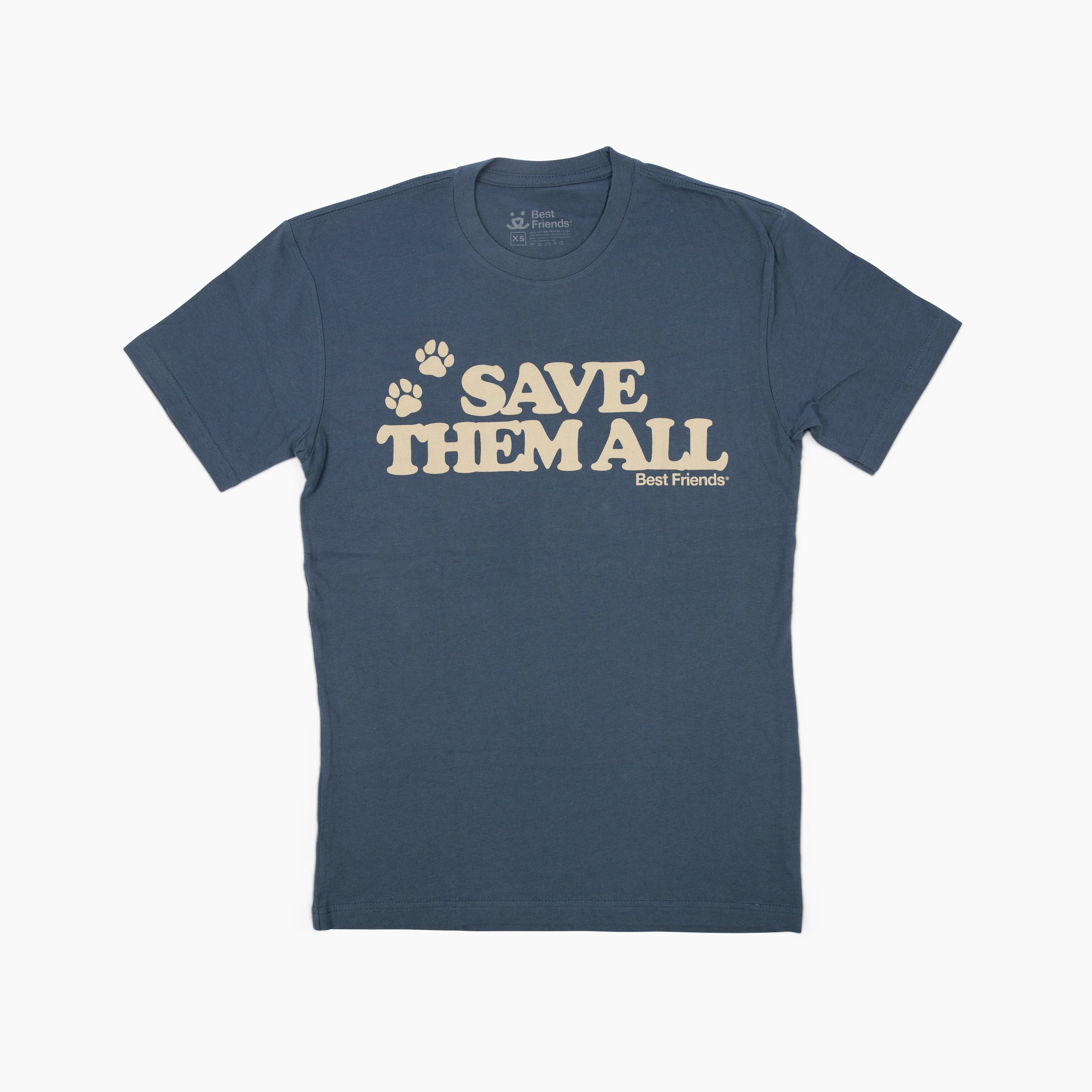 Save Them All Paw Print T-Shirt