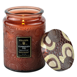 Forbidden Fig 18oz Large Jar Candle - Lulu Bella Boutique
