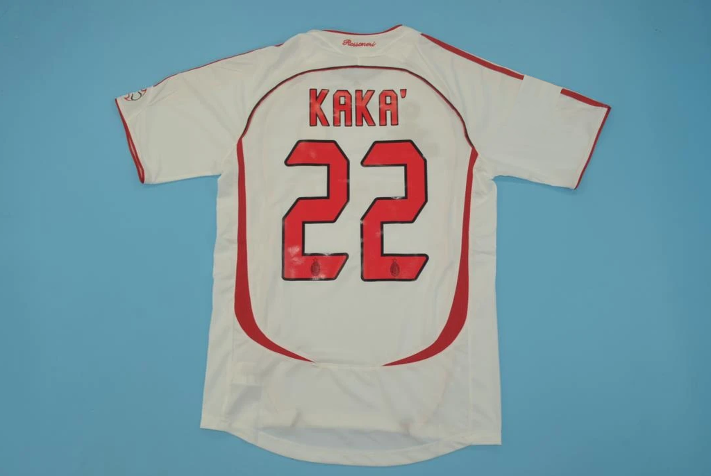 Ac Milan 2006 2007 Kaka 22 Final Away Jersey Vintage Jerseys