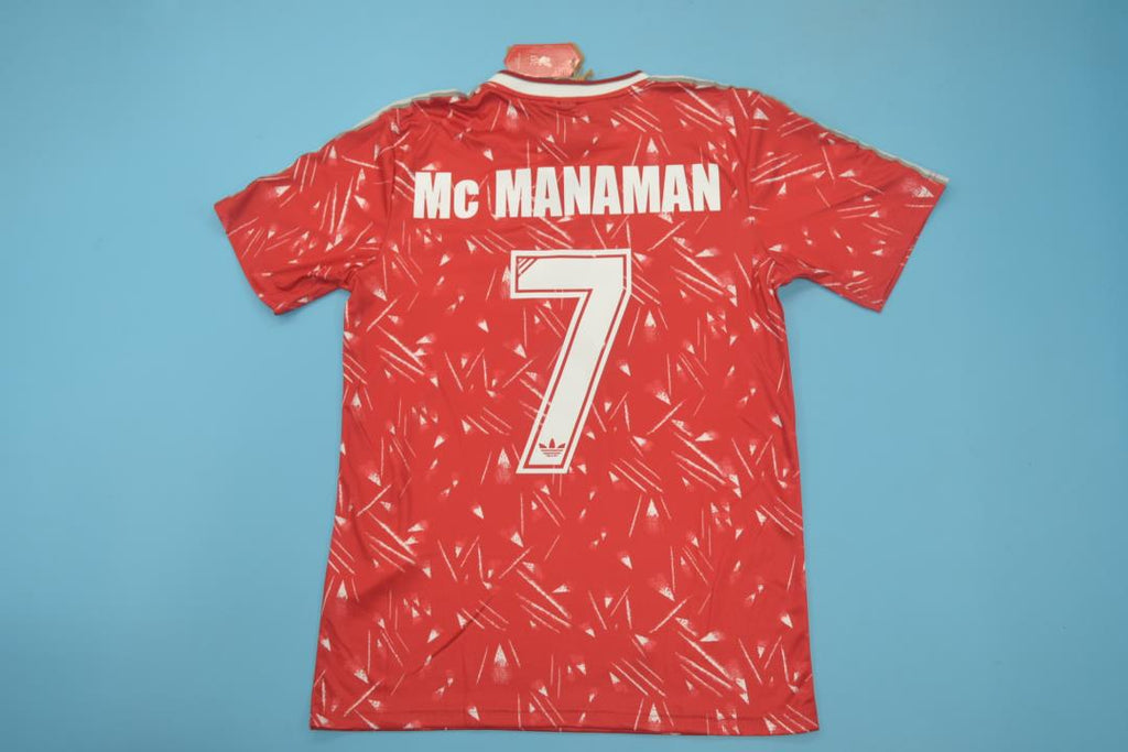 LIVERPOOL 1989 1990 MC MANAMAN 7 HOME 