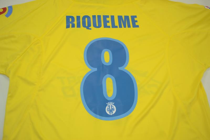 VILLAREAL 2005 2006 RIQUELME 8 HOME 