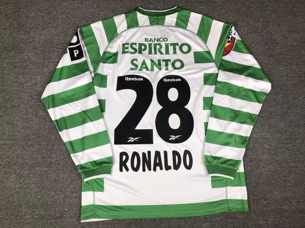 ronaldo sporting lisbon shirt