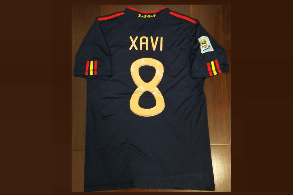 xavi jersey number