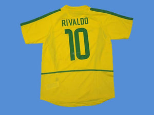BRAZIL BRASIL 2002 WORLD CUP RIVALDO 10 