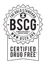BSCG certified sport legal badge
