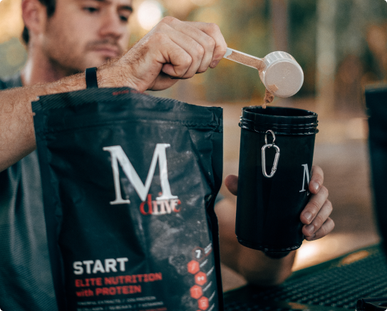 Mdrive Start Protein Powder and Shaker