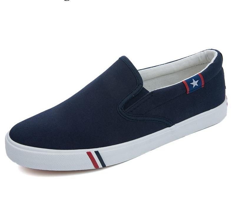 canvas shoes slip on mens