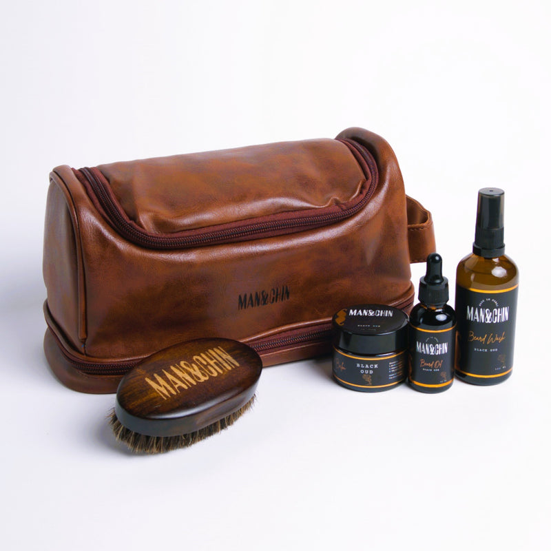 Man&Chin beard kit - Sandalwood – Man-and-chin