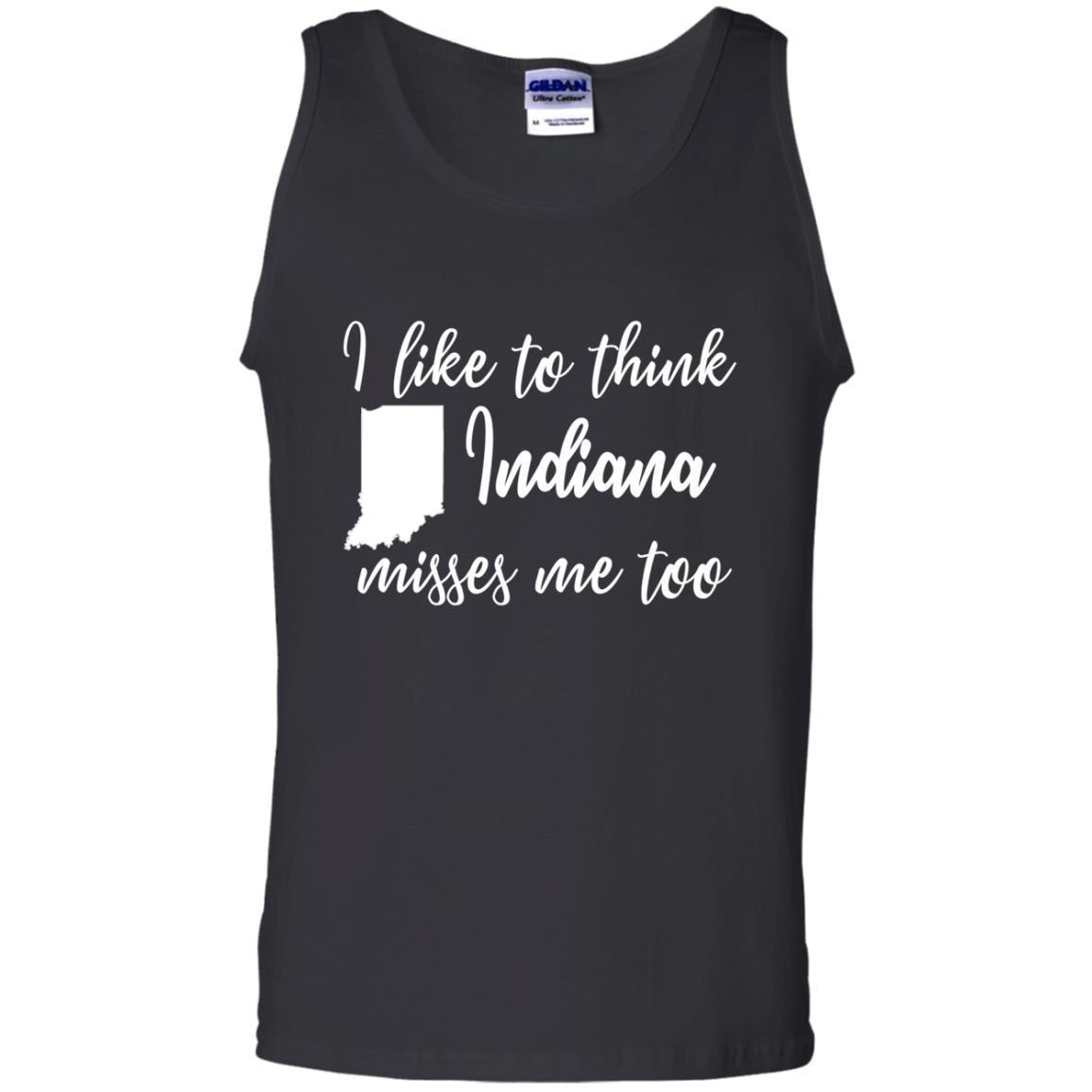 Buy I Like To Think Indiana Misses Me Too Tank Top Shirts