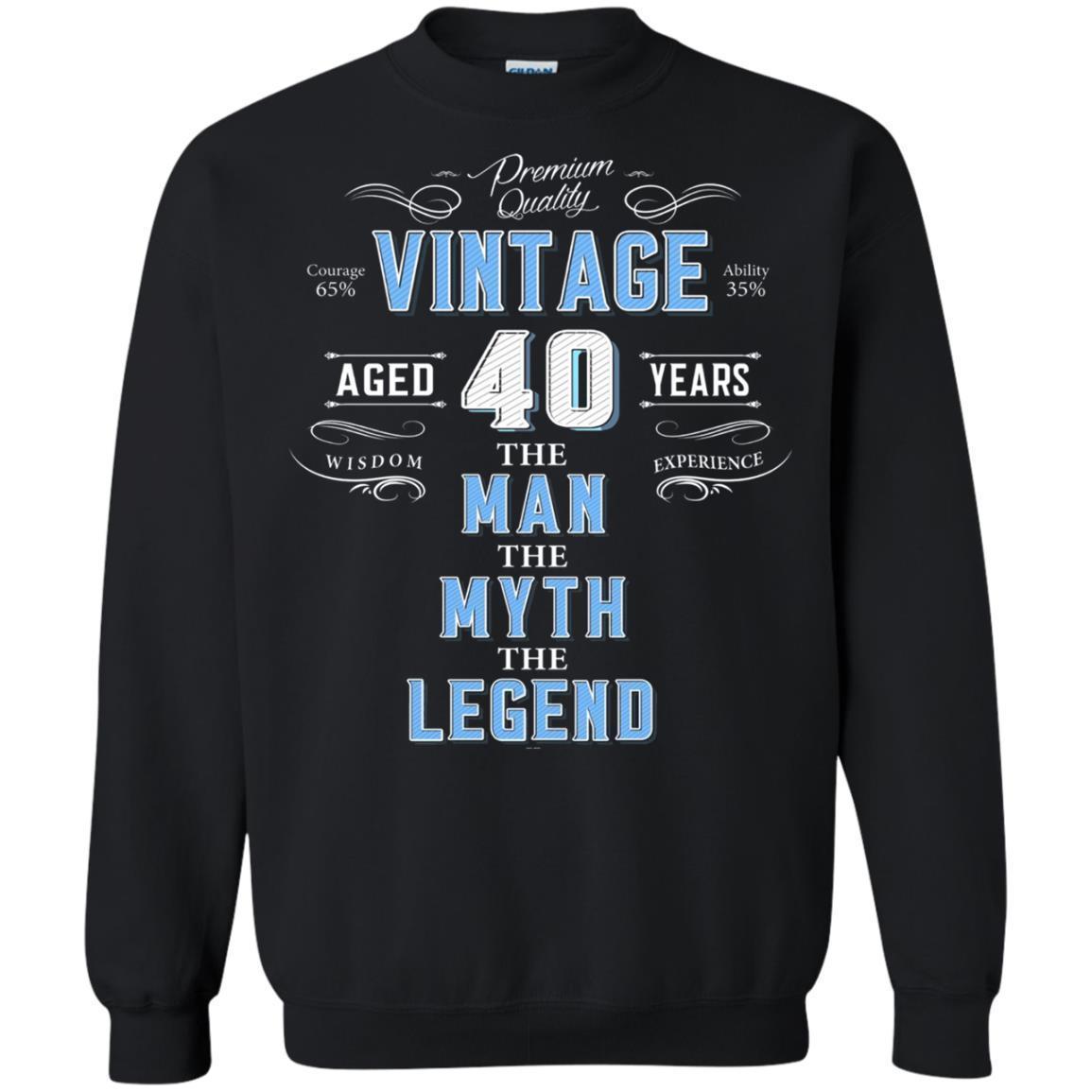 Buy Shirt Vintage Birthday 40 The Legend 