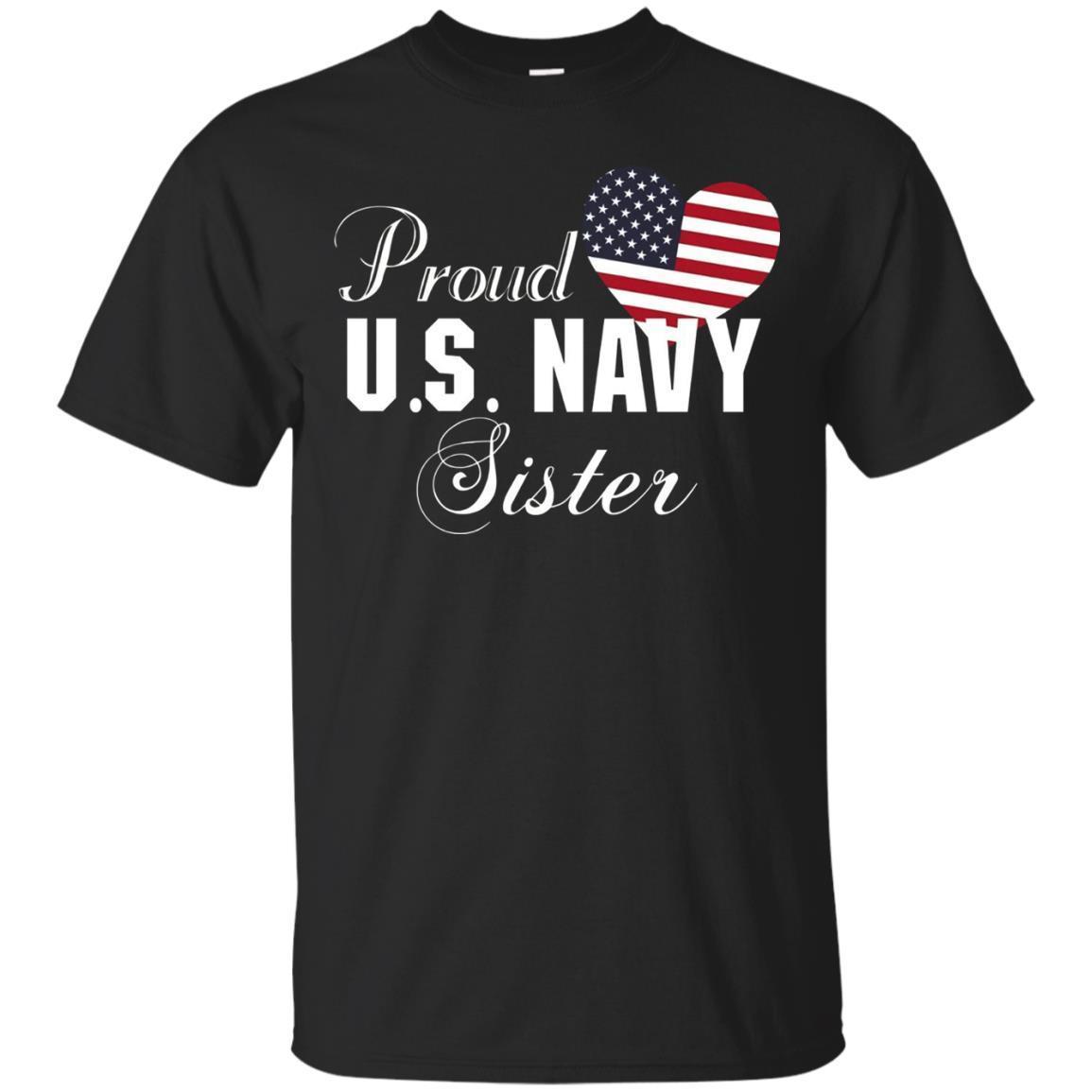 Check Out This Awesome Pride U.s. Army - Proud Navy Sister Heart T-shi Shirts