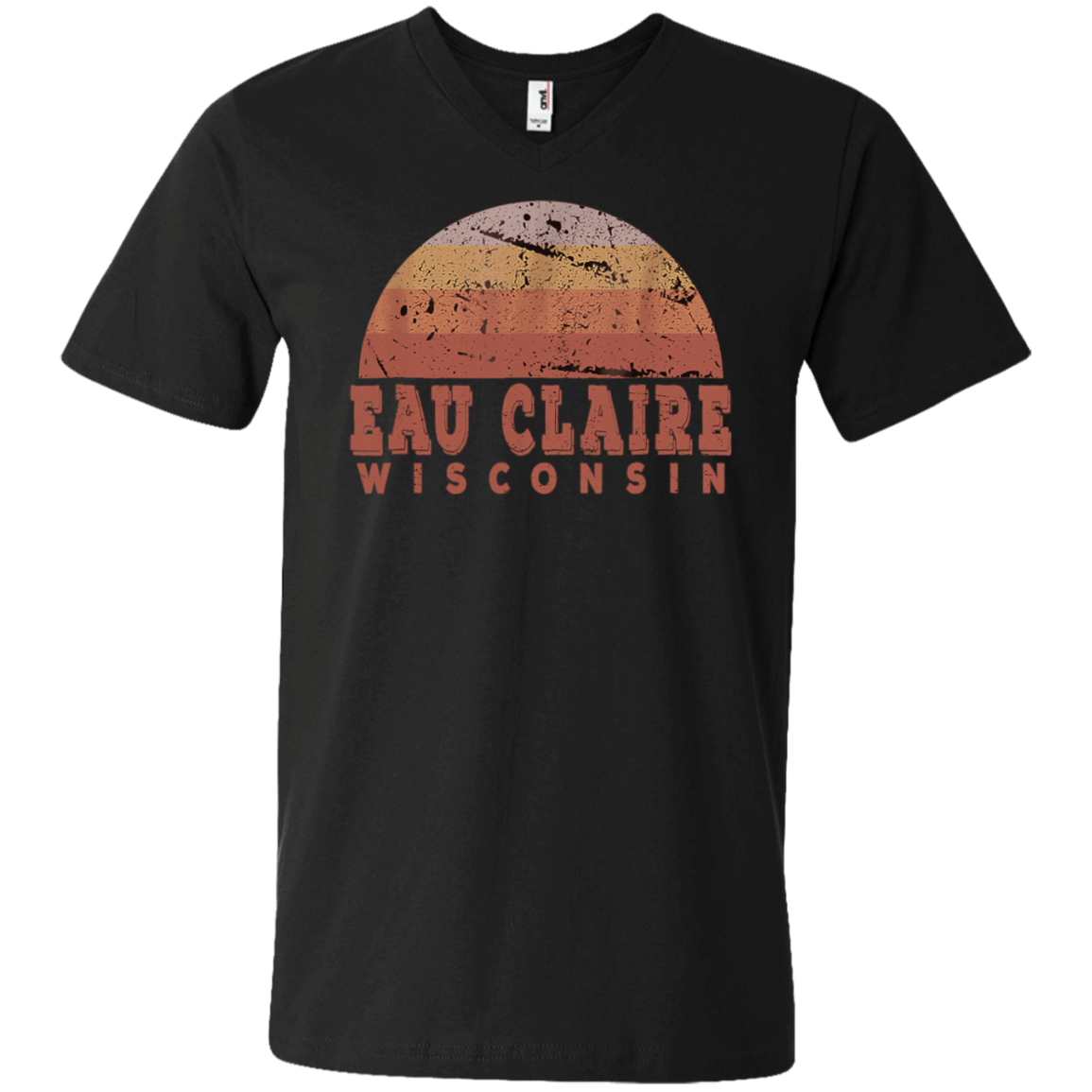 Check Out This Awesome Eau Claire Wisconsin Retro Vintage Sunset Unise Shirts