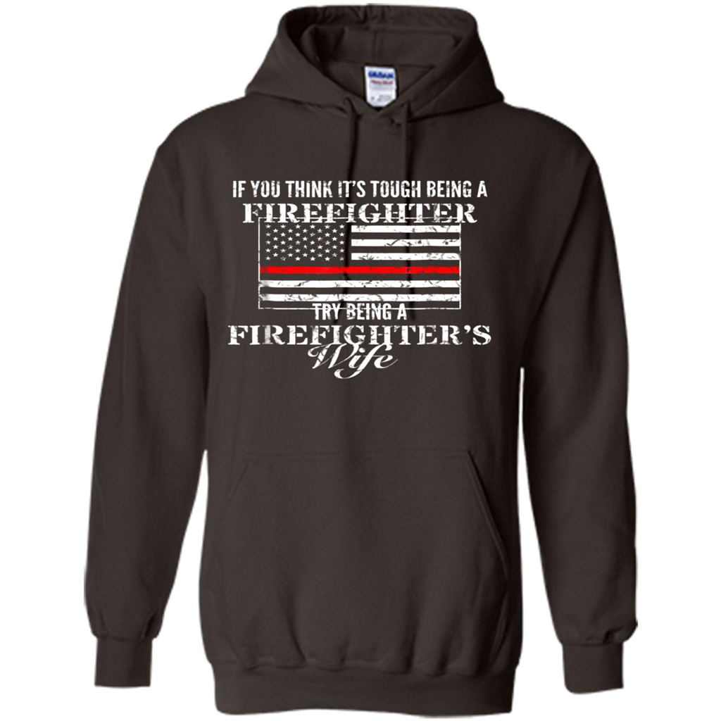 Buy Tough Being Firefighters Wife American Flag Vintage - Shirts