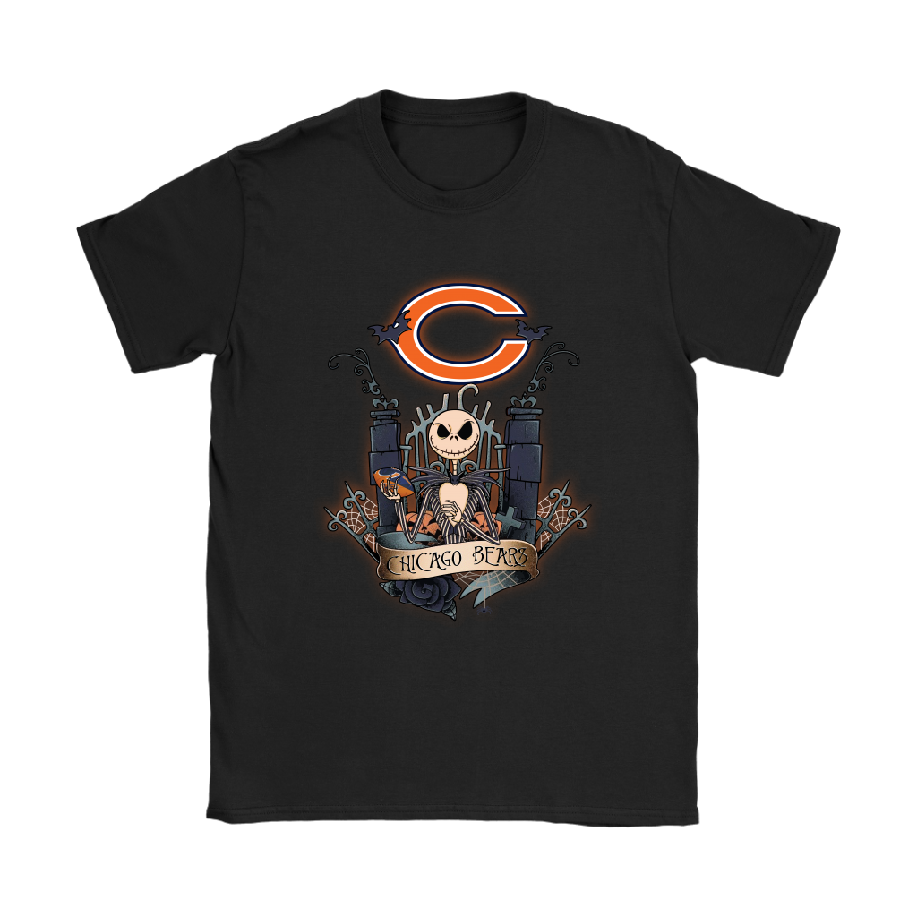 Check Out This Awesome Chicago Bears Jack Skellington This Is Hallowee Shirts