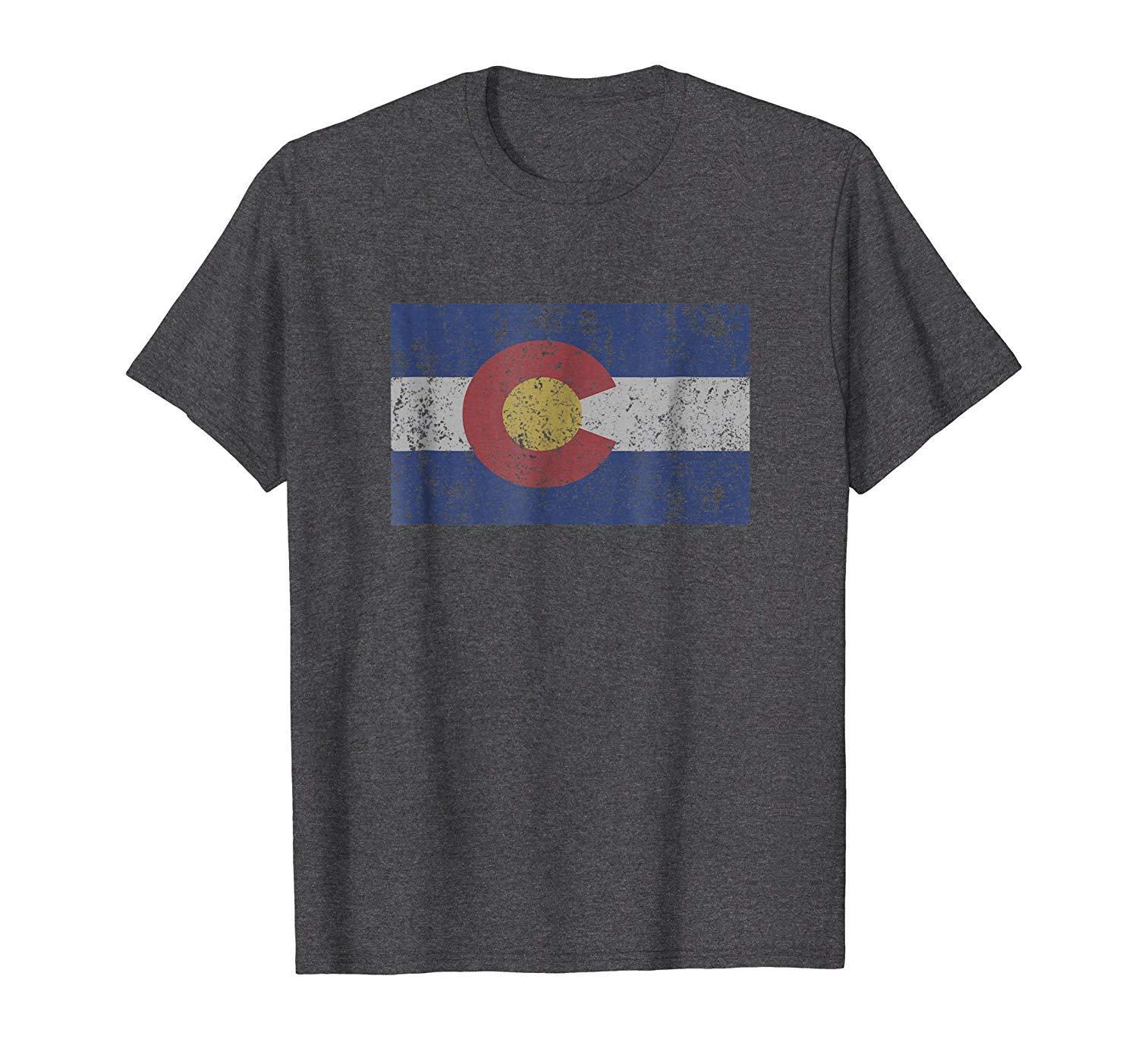Check Out This Awesome Colorado State Flag Denver Rocky Mountain Color Shirts