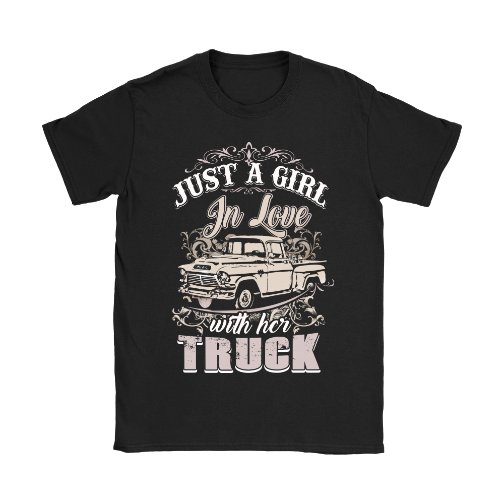 Buy Just A Country Girl In Love With Her Truck Shirts 