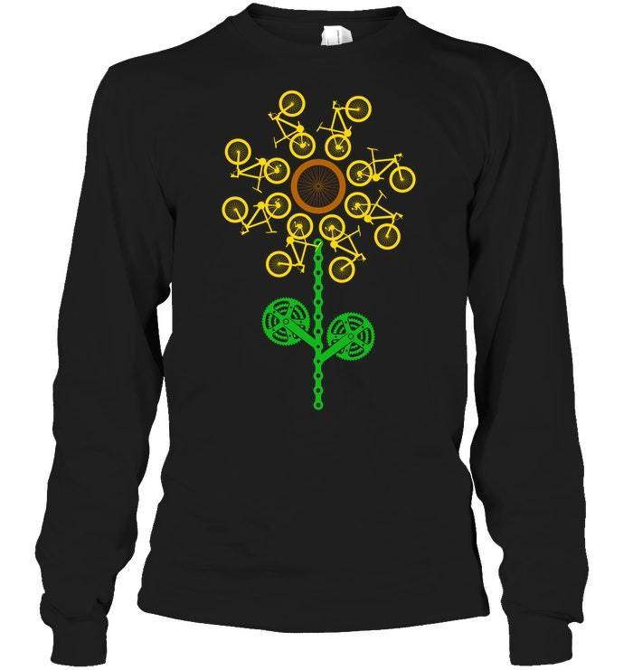 Buy Sunflower Bicycle - Orchidtee Store Shirts