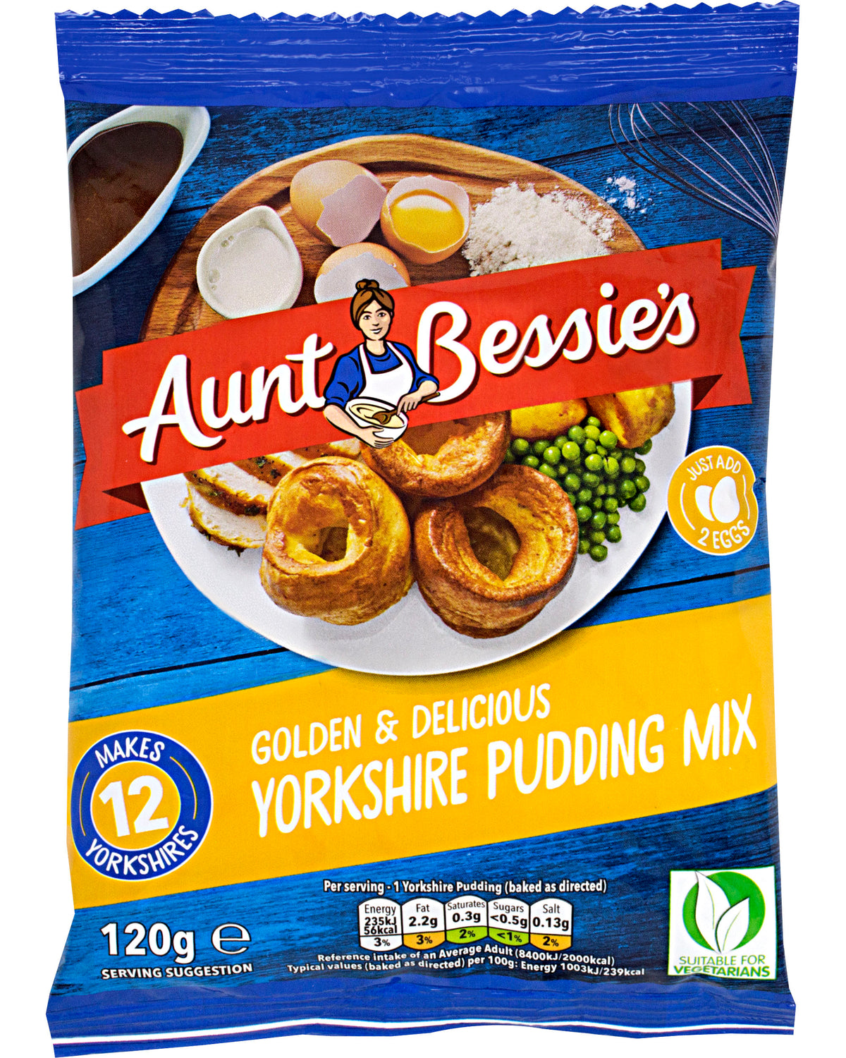 Aunt Bessie's Yorkshire Pudding Mix - 4.2 oz 120 g | A Little