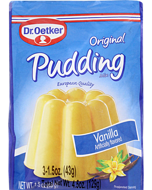 Dr Oetker Pudding Original Vanilla Pack Of 3 A Little Taste