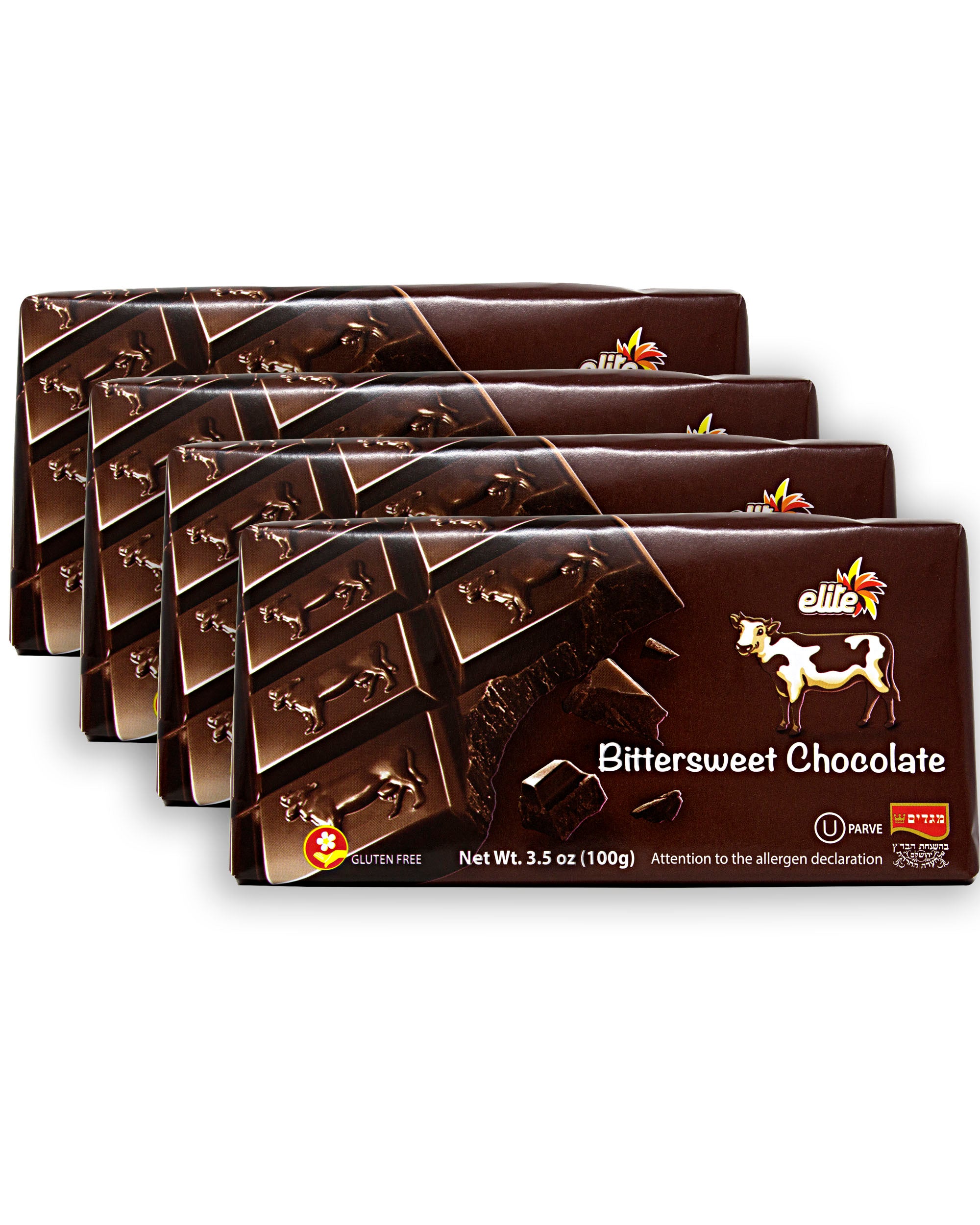 Elite Bittersweet Chocolate Bar (Pack of 4) | A Little Taste