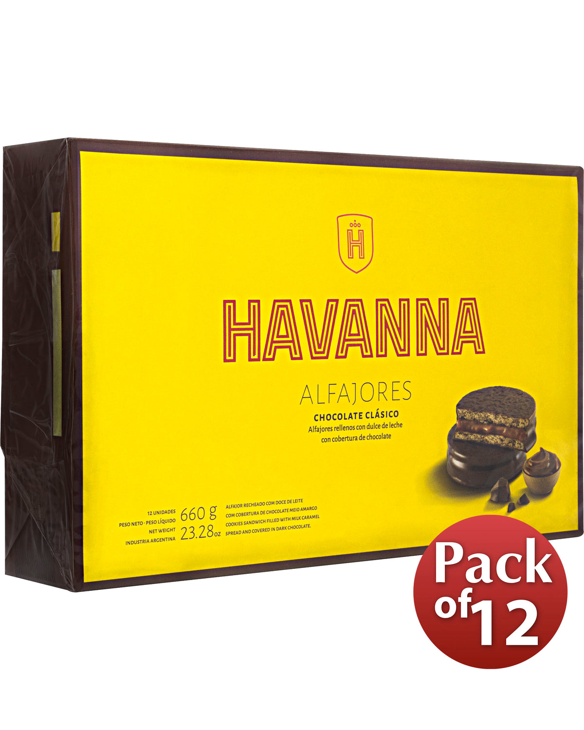 Havanna Alfajores (Classic Chocolate) (Box of - 23.2 oz / 660 g