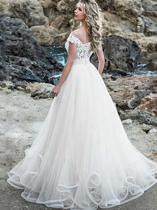 boho princess wedding dress