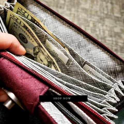 Bella Taylor Cash System Wallet for Cash Envelope Budgeting