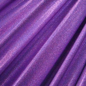 Purple Holographic Mini Dot on Nylon Spandex
