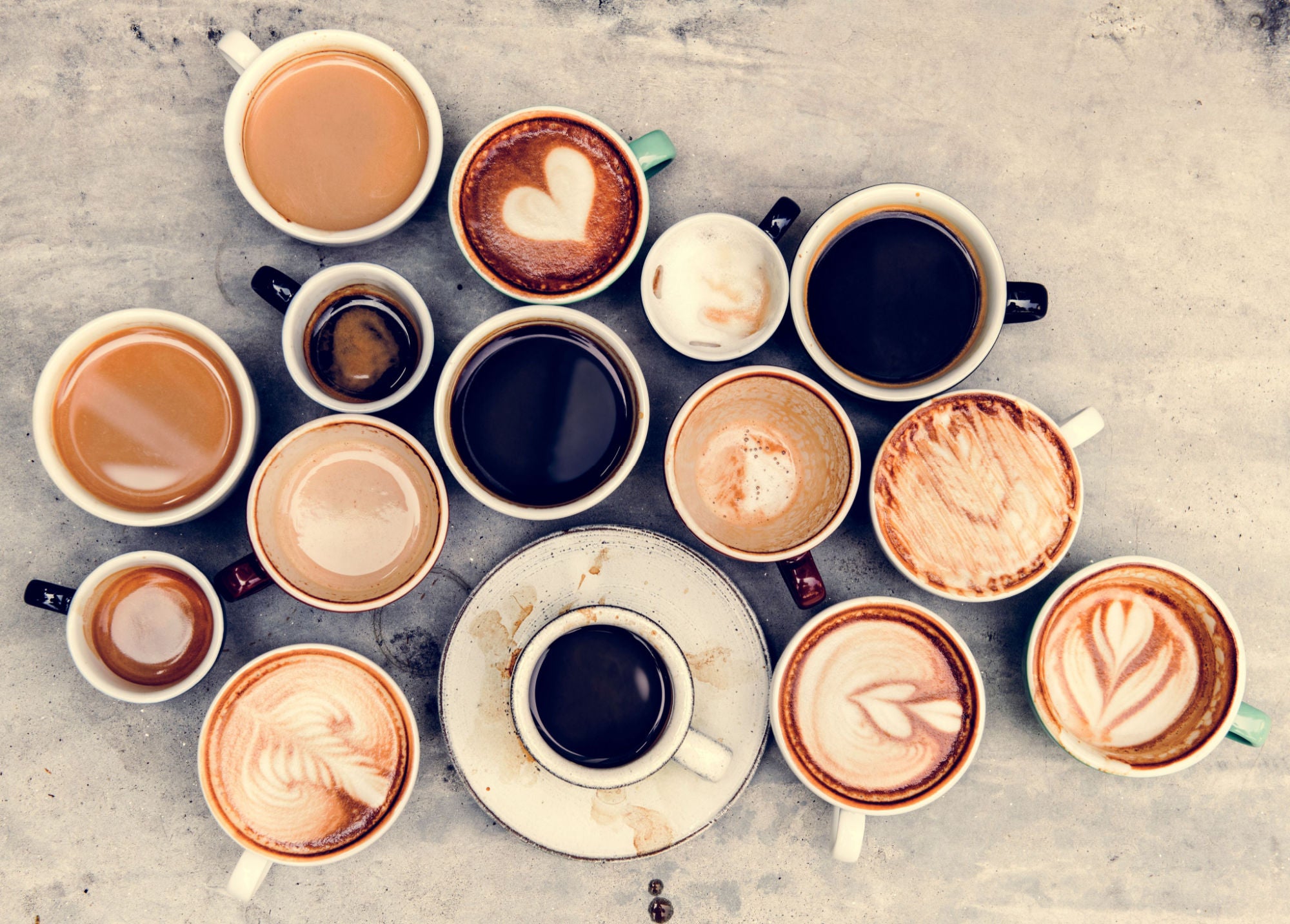 various types of prepared coffees