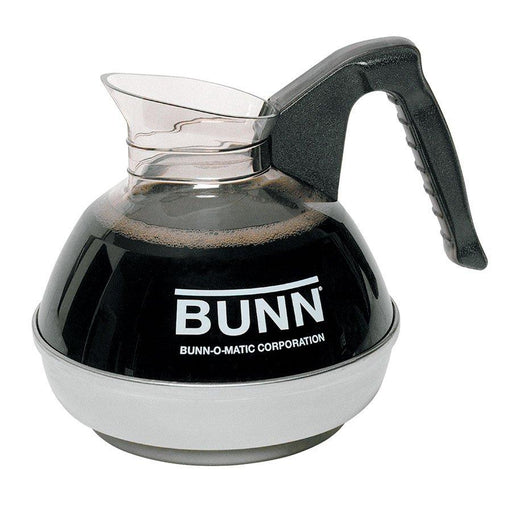 Bunn 12-Cup Commercial Glass Decanter, Black Handle, 42400.0101