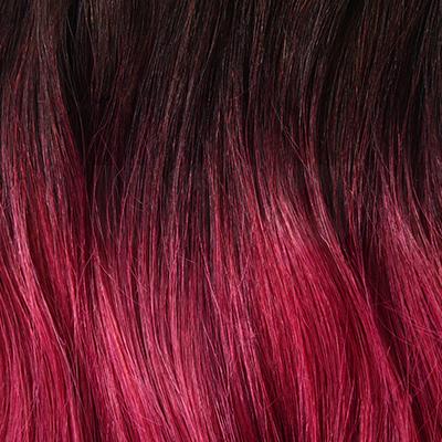 human hair extensions red ombre