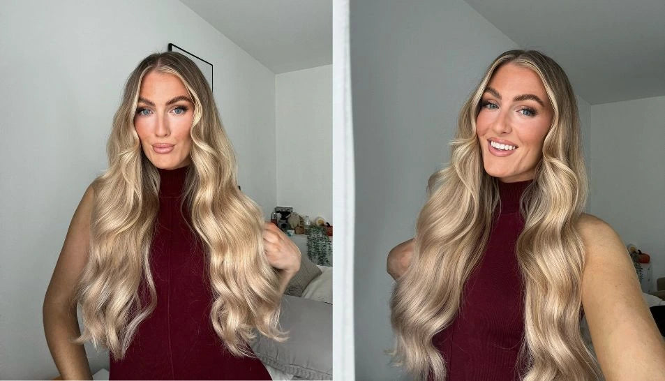 blonde hair extensions